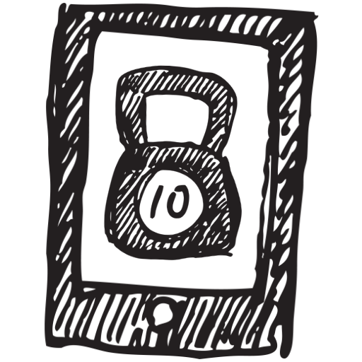 Icon of fitness program app